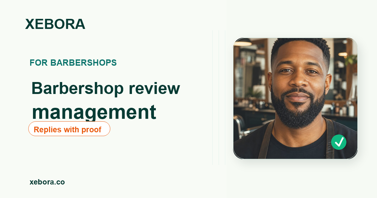 Prepared Google review replies for a barbershop owner to approve