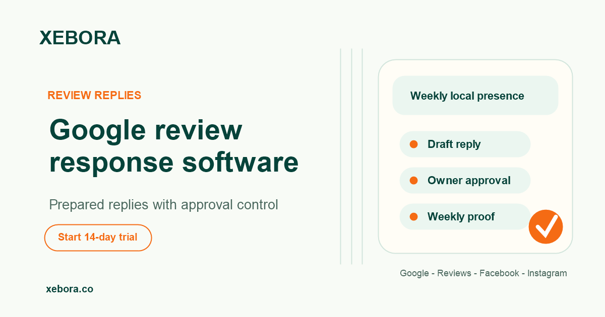 Salon Google review replies prepared for owner approval
