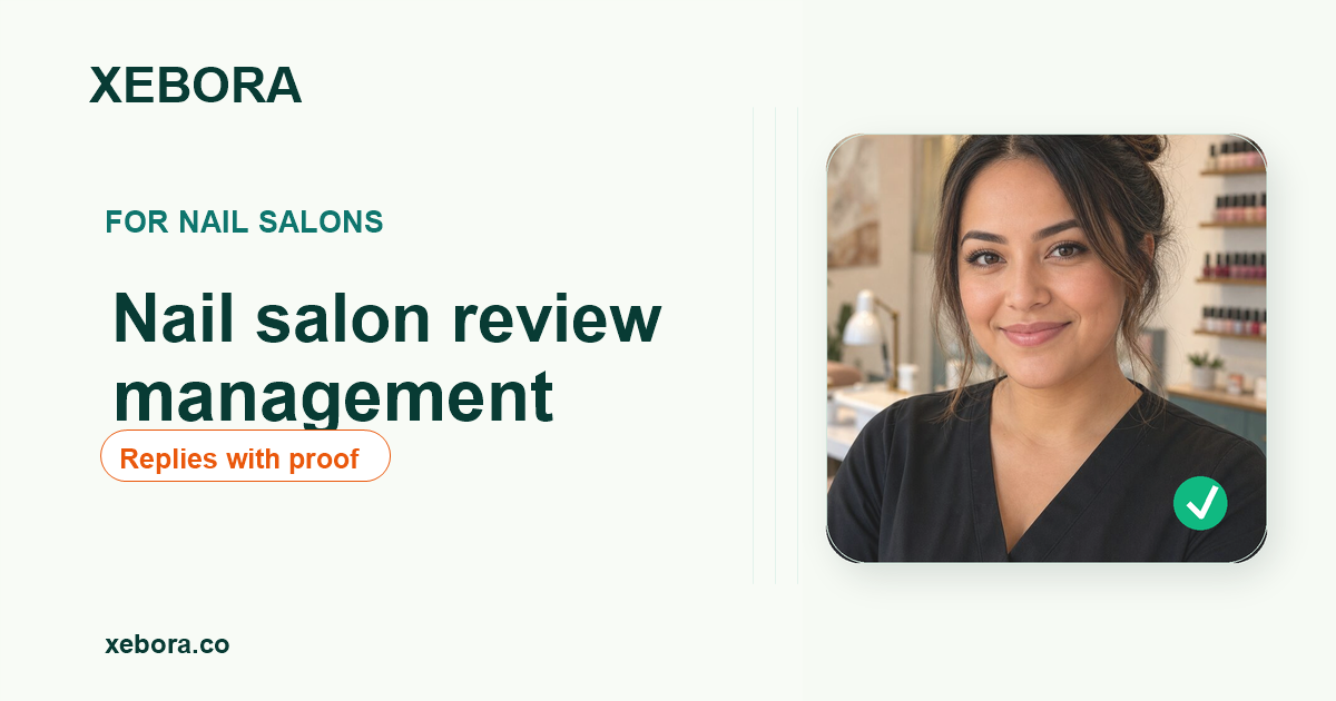 Prepared Google review replies for a nail studio owner to approve