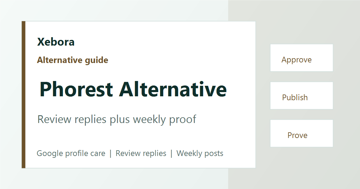 Phorest alternative comparison for salon review and local presence workflows