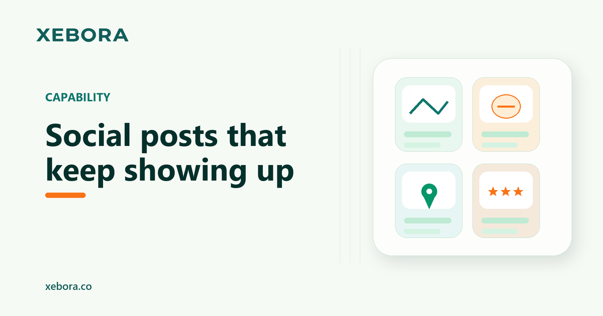Weekly social media post grid for beauty-service shops
